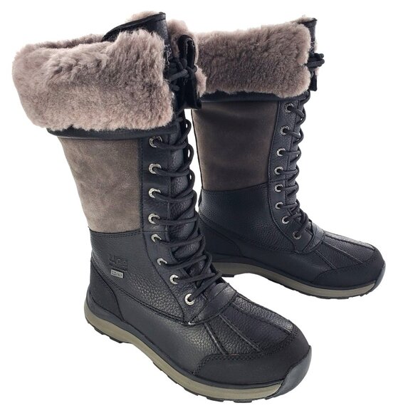UGG 7 Adirondack Tall Boot III Fur Waterproof Sheepskin Leather Outdoor Shoes - Picture 9 of 16
